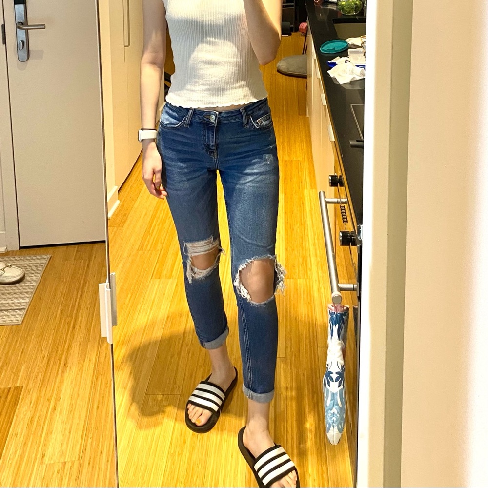 TopShop denim Lucas Ripped Jeans